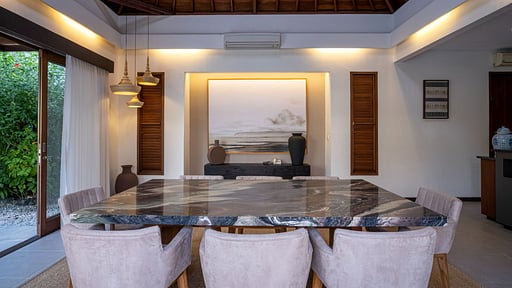 Villa Yudhistira Dining area