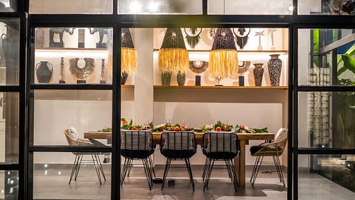 Villa Yukiko Dining area