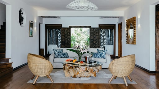 Villa Zébra Moon Wohnbereich