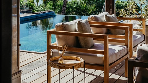 Villa Zébra Moon Terrasse/Veranda