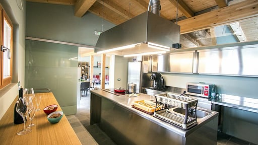 Villa Zen Falerone Küche