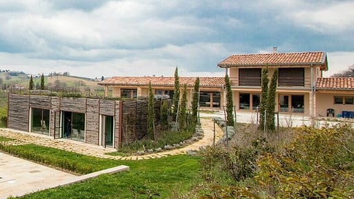 Villa Zen Falerone Garten