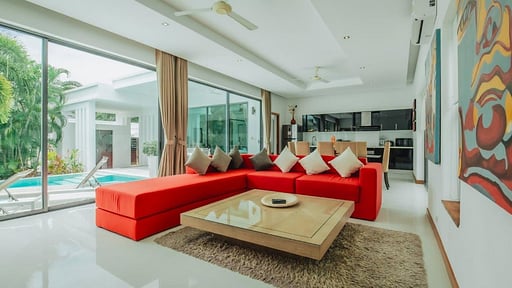 Villa Zen Phuket Woonkamer