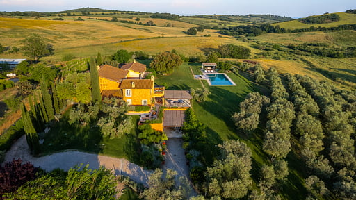 Villa Zen Tuscany Drone foto's