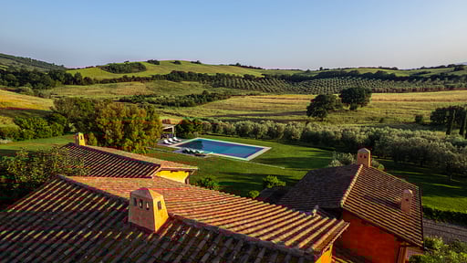 Villa Zen Tuscany Drone foto's