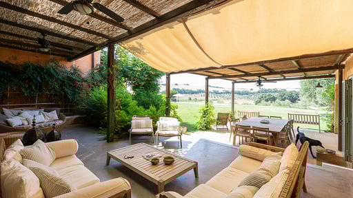 Villa Zen Tuscany Terras/Veranda