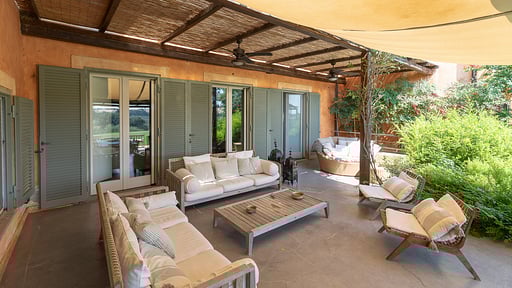 Villa Zen Tuscany Terras/Veranda