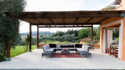 Villa Zen Tuscany Terras/Veranda