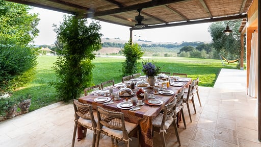 Villa Zen Tuscany Terras/Veranda