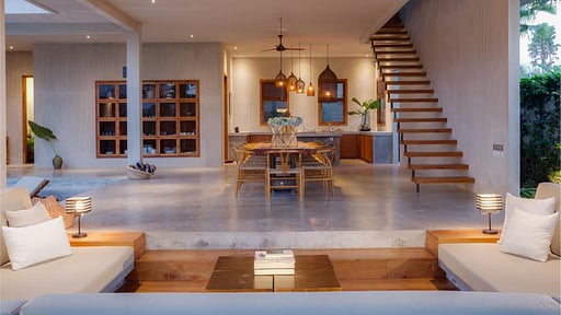 Zin Berawa Villa Living room