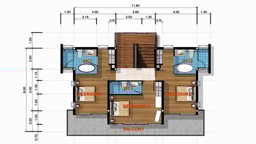 Villa Zoe Floor plan