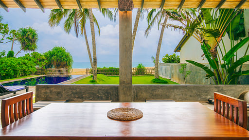 Villananda Dining area