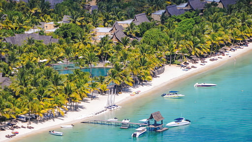 Villas Trou aux Biches Drone pictures