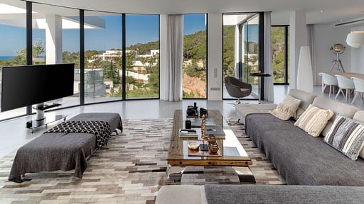 Villa Vista Blue Living room