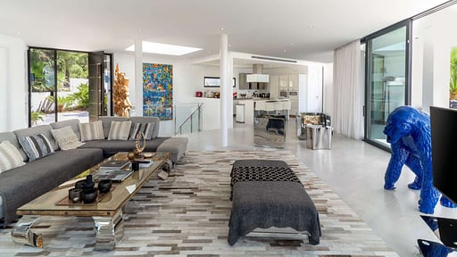 Villa Vista Blue Living room