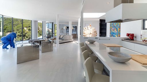 Villa Vista Blue Kitchen
