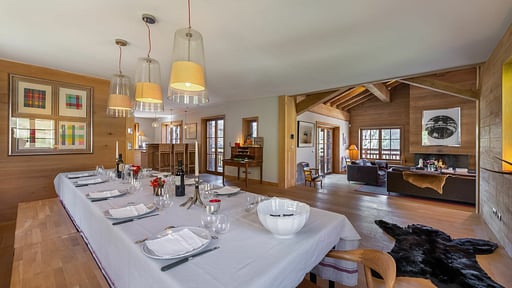 Chalet Voland Eethoek