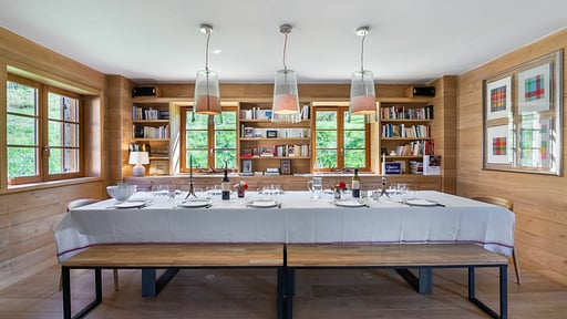 Chalet Voland Eethoek
