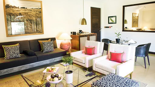 Water Garden Duplex Villa Salón