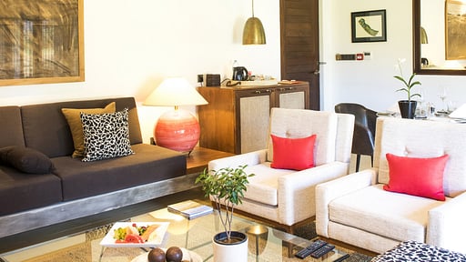 Water Garden Duplex Villa Salón