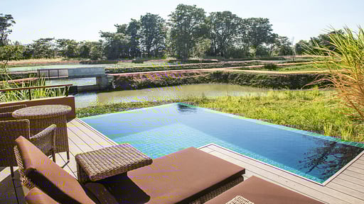 Water Garden Duplex Villa Piscina 1