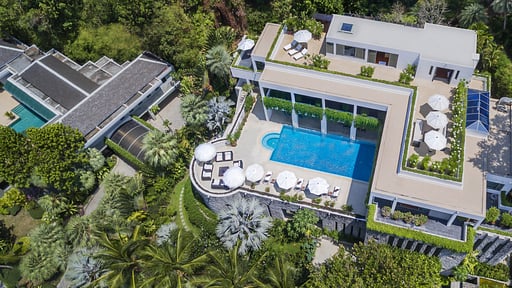 Waterfall Bay Villa Drone pictures