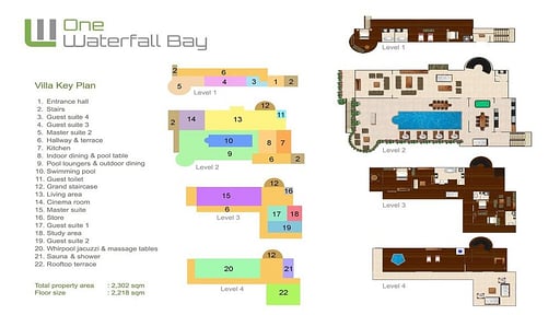 Waterfall Bay Villa Floor plan
