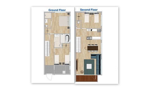 White Fox A Floor plan
