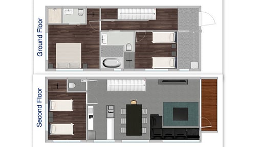 White Fox B Floor plan