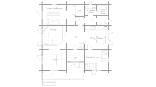 Woodpecker Chalet Grundriss