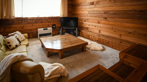 Woodpecker Chalet Wohnbereich