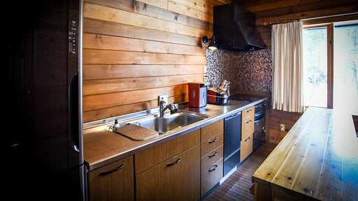Woodpecker Chalet Küche