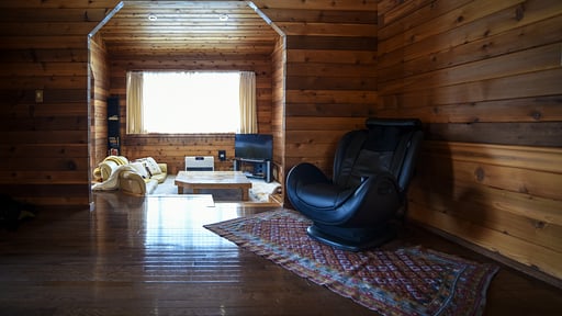 Woodpecker Chalet Wohnbereich
