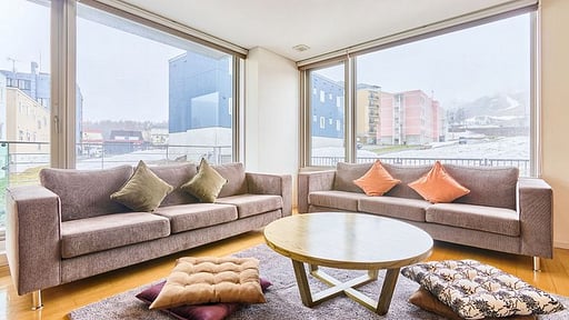 Yama Shizen Three Bedroom Condo Living room