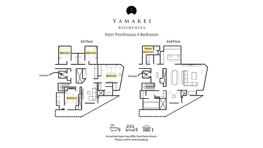 Yamakei Yotei Penthouse Four Bedroom Floor plan