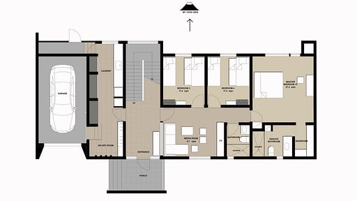 Yanagi House Floor plan