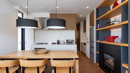 Yasuragi Three Bedroom Apartment Dining area