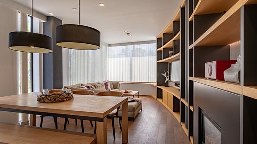 Yasuragi Two Bedroom Apartment Dining area