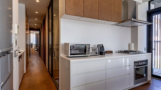 Yasuragi Two Bedroom Apartment Kitchen