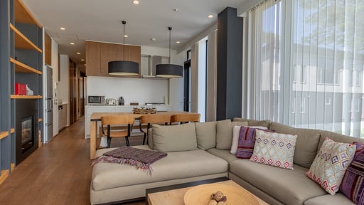 Yasuragi Two Bedroom Apartment Living room