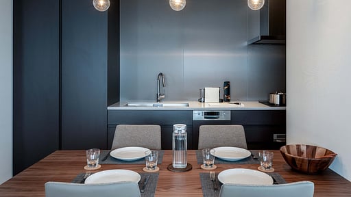 Yotei Dream One Two Bedroom Apartment Dining area