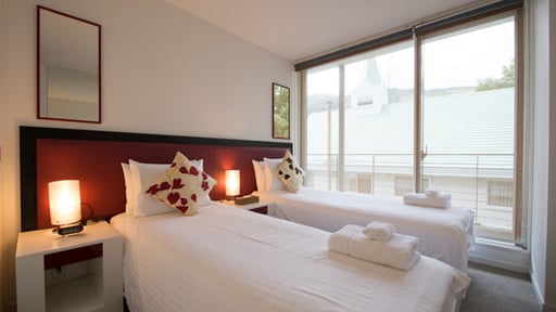 Youtei Tracks Two Bedroom Condo Bedroom 1