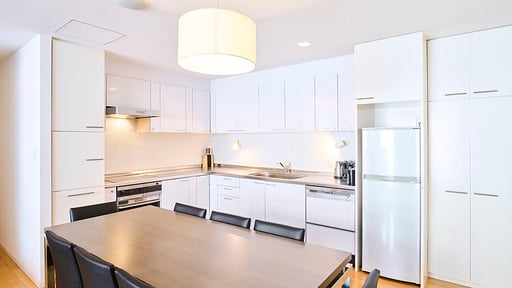 Youtei Tracks Three Bedroom Condo Küche