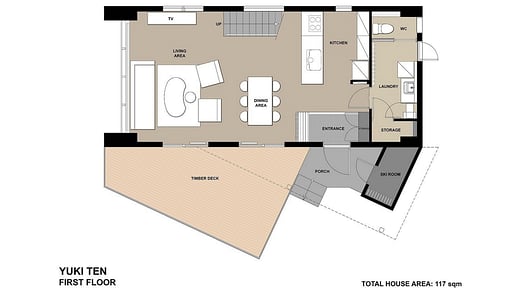 Yuki Ten House Floor plan