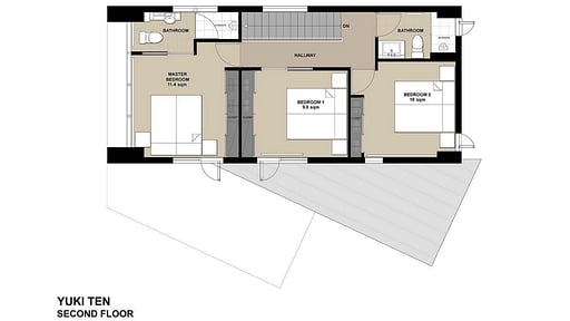 Yuki Ten House Floor plan