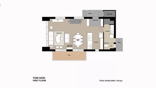 Yuki Uchi House Floor plan