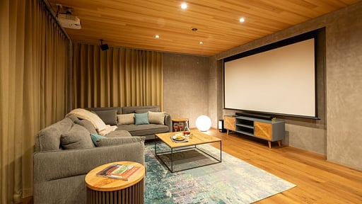 Zai-On Chalet Media room