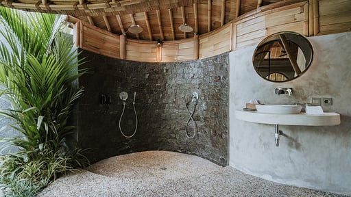 Zin Private Pool Bamboo Villa Bedroom 