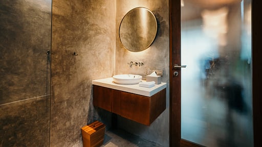 Zin Private Pool Teak Villa Bedroom 