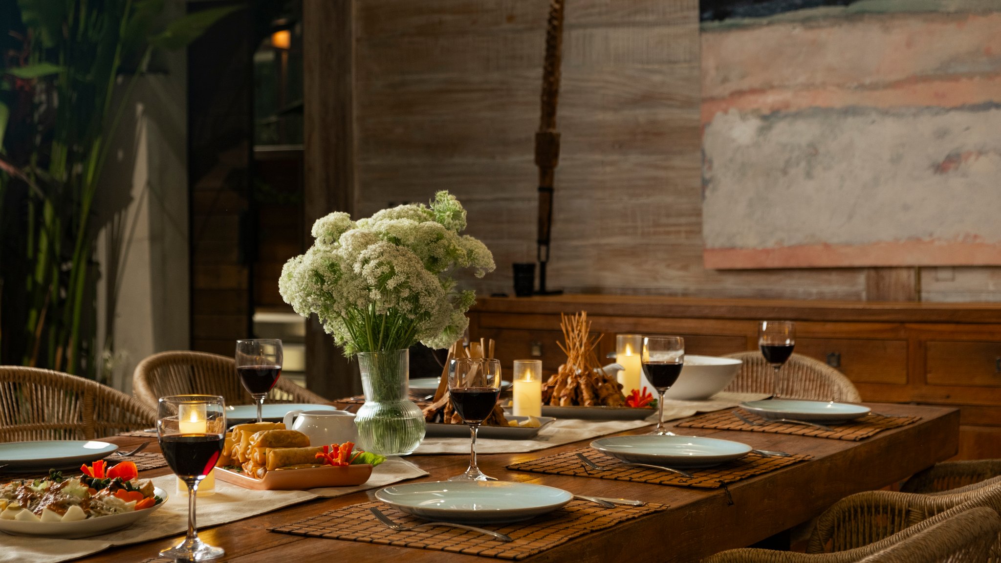 Villa Alea Dining area